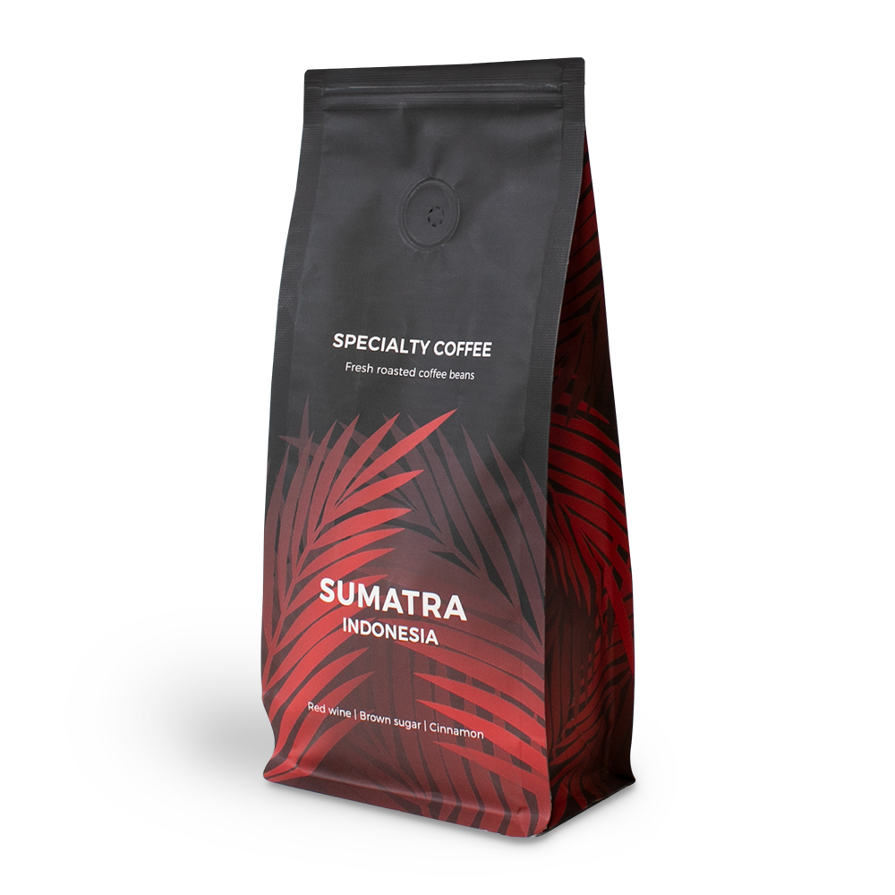 Specialty coffee beans „Indonesia Sumatra”, 250 g