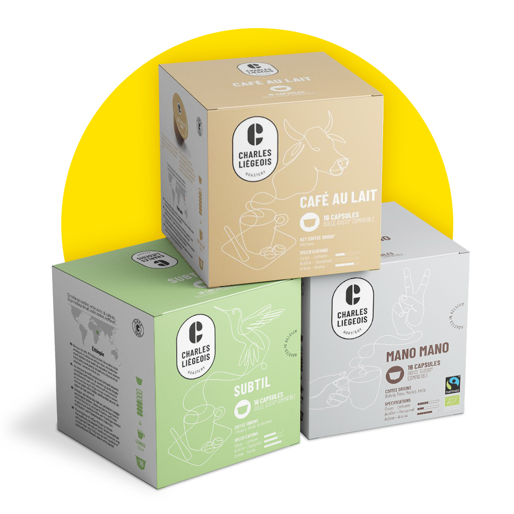 Charles Liégeois Dolce Gusto® coffee capsules -30%