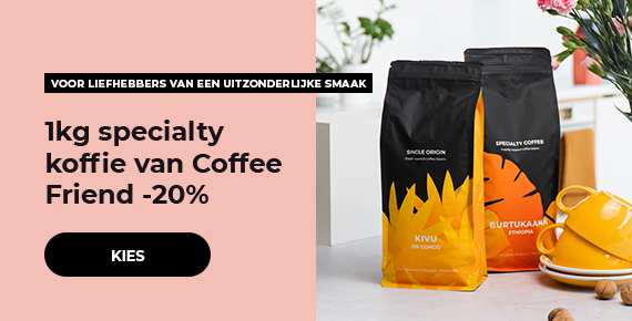 1kg specialty koffie van Coffee Friend -20%
