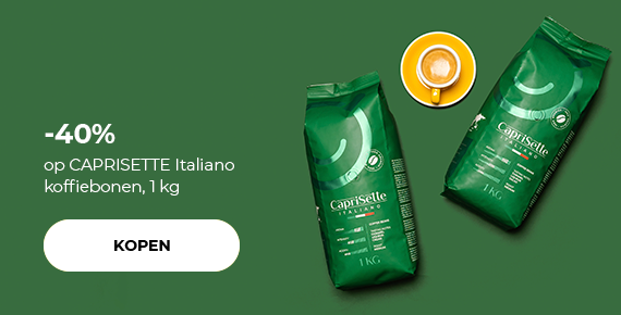 -40% op CAPRISETTE Italiano koffiebonen, 1 kg