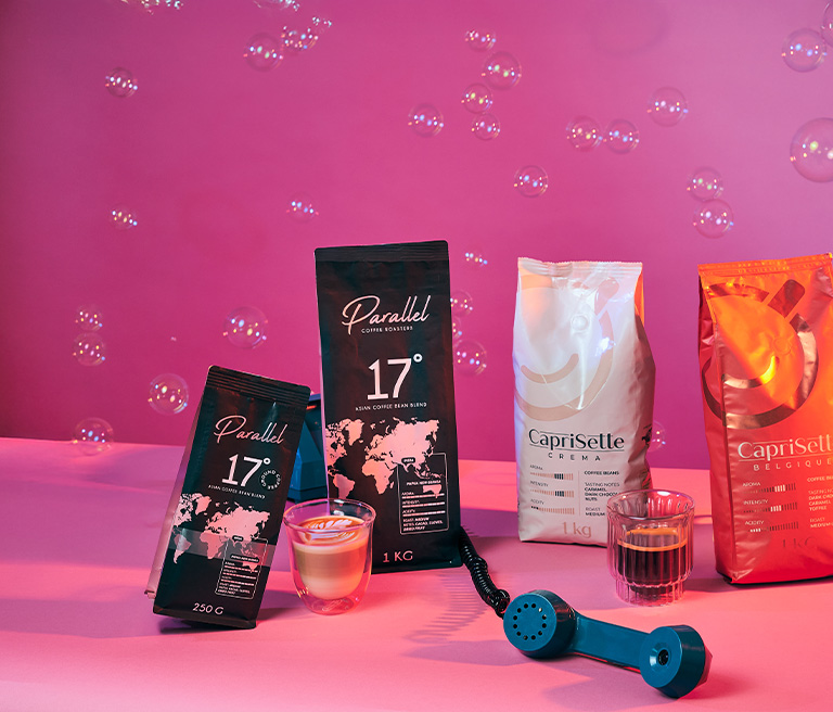 -50% korting op Caprisette & Parallel koffie