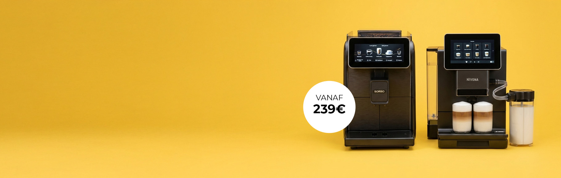 Automatische koffiemachines voor de scherpste prijzen